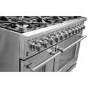 Massimo 48-Inch Freestanding Gas Range, 8 Burners, True Convection Oven view 11