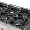 Massimo 60-Inch Freestanding Gas Range, 10 Burners, True Convection Oven view 5