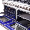 Massimo 60-Inch Freestanding Gas Range, 10 Burners, True Convection Oven view 7