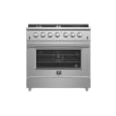 Galiano 36-Inch Freestanding Gas Range, Stainless Steel, 6 Burners, Energy Efficient view 1