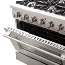 Galiano 36-Inch Freestanding Gas Range, Stainless Steel, 6 Burners, Energy Efficient view 12