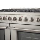 Galiano 48-Inch Freestanding Gas Range, Stainless Steel, 8 Burners, 107,000 BTU, Griddle, Double Ovens, Energy Efficient view 7