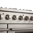 Galiano 48-Inch Freestanding Gas Range, Stainless Steel, 8 Burners, 107,000 BTU, Griddle, Double Ovens, Energy Efficient view 8