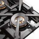 Capriasca 30-Inch Freestanding Gas Range, 4 Burners, True Convection Oven view 8