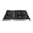 Capriasca 48-inch Gas Range Stainless Steel, 8 Brass Burners 160,000 BTU, 6.58 cu.ft. Double Oven view 11