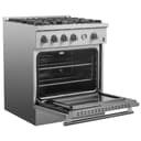 Marco 30-inch Gas Range , 4 Burners 37,000 BTU, 4.32 cu.ft. Convection Oven view 4