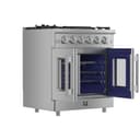 Massimo 30-Inch Freestanding French Door Gas Range, 4 Burners, Convection Oven, Energy Efficient view 23
