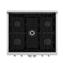 Galiano 30-Inch Freestanding French Door Gas Range, 4 Burners, Convection Oven, Energy Efficient view 7