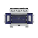 Capriasca 36-Inch Freestanding French Door Gas Range, 6 Burners, Convection Oven, Energy Efficient view 13