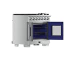 Capriasca 36-Inch Freestanding French Door Gas Range, 6 Burners, Convection Oven, Energy Efficient view 22