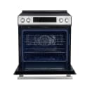 Donatello Espresso 30-Inch Slide-In Stainless Steel Induction Range, Convection Oven, 5 Cooking Zones, Touch Control Panel view 3