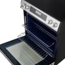 Donatello Espresso 30-Inch Slide-In Stainless Steel Induction Range, Convection Oven, 5 Cooking Zones, Touch Control Panel view 6