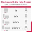 21 Cu. Ft. Garage Ready Convertible Upright Freezer view 10