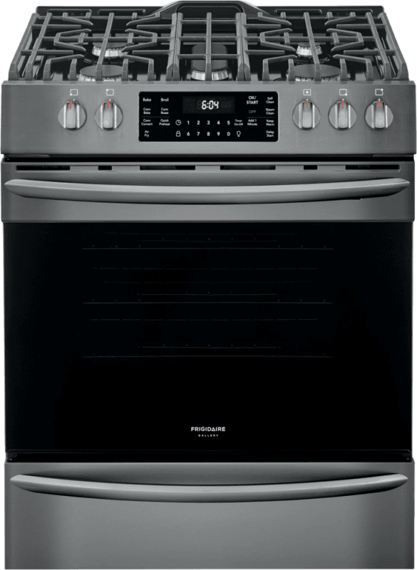 30" Front Control Gas Range with Air Fry
