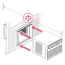 18,000 BTU Window Room Air Conditioner with Supplemental Heat view 2