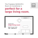 18,800 BTU Window Room Air Conditioner with Supplemental Heat view 6