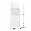 Gas Washer/Dryer Laundry Center - 3.9 Cu. Ft Washer and 5.5 Cu. Ft. Dryer view 2