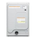 8 cu. ft. Large Capacity Stackable Vented Electric Front Load Dryer in White, 240V view 10