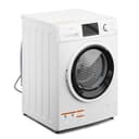 2.7 cu. ft. Stackable Front Load Compact Washing Machine in White view 4