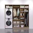 2.7 cu. ft. Stackable Front Load Compact Washing Machine in White view 9