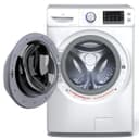 4.5 cu. ft. Large Capacity Stackable Front Load Washing Machine in White. view 3