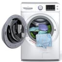 4.5 cu. ft. Large Capacity Stackable Front Load Washing Machine in White. view 4