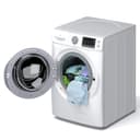 4.5 cu. ft. Large Capacity Stackable Front Load Washing Machine in White. view 5
