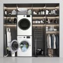 4.5 cu. ft. Large Capacity Stackable Front Load Washing Machine in White. view 10