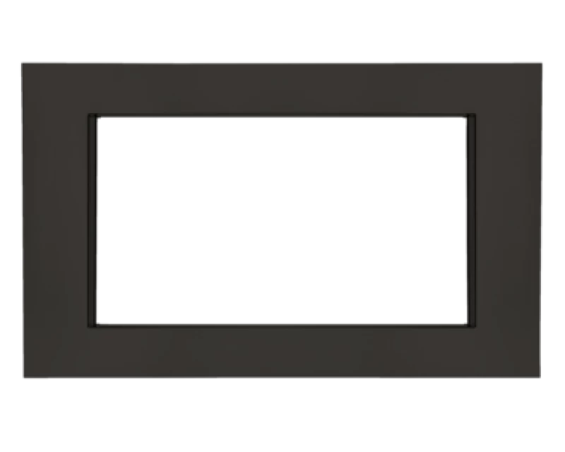 30" Black Stainless Steel Microwave Trim Kit