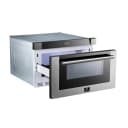 Capoliveri 24-Inch Microwave Drawer, Stainless Steel, 1.2 cu.ft, 1500 Watts, Built-In, Touch Control LCD Display, Auto-Touch Open/Close, 11 Power Levels, Sensor Cooking view 3
