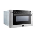 Capoliveri 24-Inch Microwave Drawer, Stainless Steel, 1.2 cu.ft, 1500 Watts, Built-In, Touch Control LCD Display, Auto-Touch Open/Close, 11 Power Levels, Sensor Cooking view 4