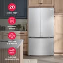 20 Cu. Ft. Counter-Depth French Door Refrigerator view 4