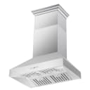 Orvieto 36-Inch Wall Mount Range Hood, LED Lighting, Heavy Duty, Stainless Steel view 3