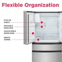 26 Cu. Ft. Standard-Depth 4-Door French Door Refrigerator view 7