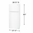 16 Cu. Ft. Garage Ready Top Freezer Refrigerator view 2