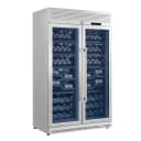 Abruzzo 48-Inch Dual Zones Wine Cellar, 102 Bottles, 24 cu. ft., Green Acrylic Holders & Black Shelves view 4