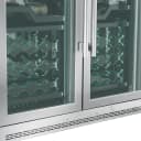 Abruzzo 48-Inch Dual Zones Wine Cellar, 102 Bottles, 24 cu. ft., Green Acrylic Holders & Black Shelves view 7