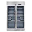 Abruzzo 48-Inch Dual Zone Wine Cellar, 102 Bottles, 24 cu. ft., Clear Acrylic Holders & Stainless Trim Shelves view 1