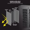 Abruzzo 48-Inch Dual Zone Wine Cellar, 102 Bottles, 24 cu. ft., Clear Acrylic Holders & Stainless Trim Shelves view 12