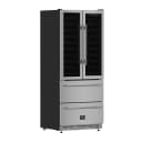 Campania 32-Inch Wine Cooler, Stainless Steel, Dual Wine Zones, Two Beverage Drawers, 17.7 cu.ft view 2