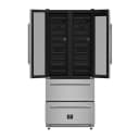 Campania 32-Inch Wine Cooler, Stainless Steel, Dual Wine Zones, Two Beverage Drawers, 17.7 cu.ft view 3