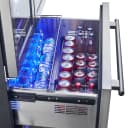 Campania 32-Inch Wine Cooler, Stainless Steel, Dual Wine Zones, Two Beverage Drawers, 17.7 cu.ft view 10