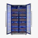 Vernazza 40-Inch Side-by-Side Dual Zone Wine Cellar, 25.07 cu.ft Capacity, Stainless Steel, Temperature Control, UV-Protected Glass Door, Wooden Shelves view 10