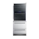 Capraia 30-Inch Dual Temperature Zone Wine Cooler, Up to 144 Bottles, Two Refrigerated Drawers, Adjustable Temperature Zones view 1