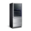 Capraia 30-Inch Dual Temperature Zone Wine Cooler, Up to 144 Bottles, Two Refrigerated Drawers, Adjustable Temperature Zones view 2