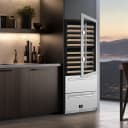 Celano 30-Inch Dual Zone Wine Cooler and Beverage Cooler, 21.3 cu.ft, Stainless Steel view 15