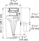 3/4 HP Food Waste Disposer view 2