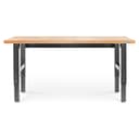 6' Adjustable Height Hardwood Workbench view 1