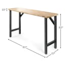 66-1/2" Wide Hardwood Modular Workbench view 2