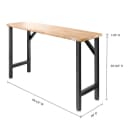 66-1/2" Wide Hardwood Modular Workbench view 4